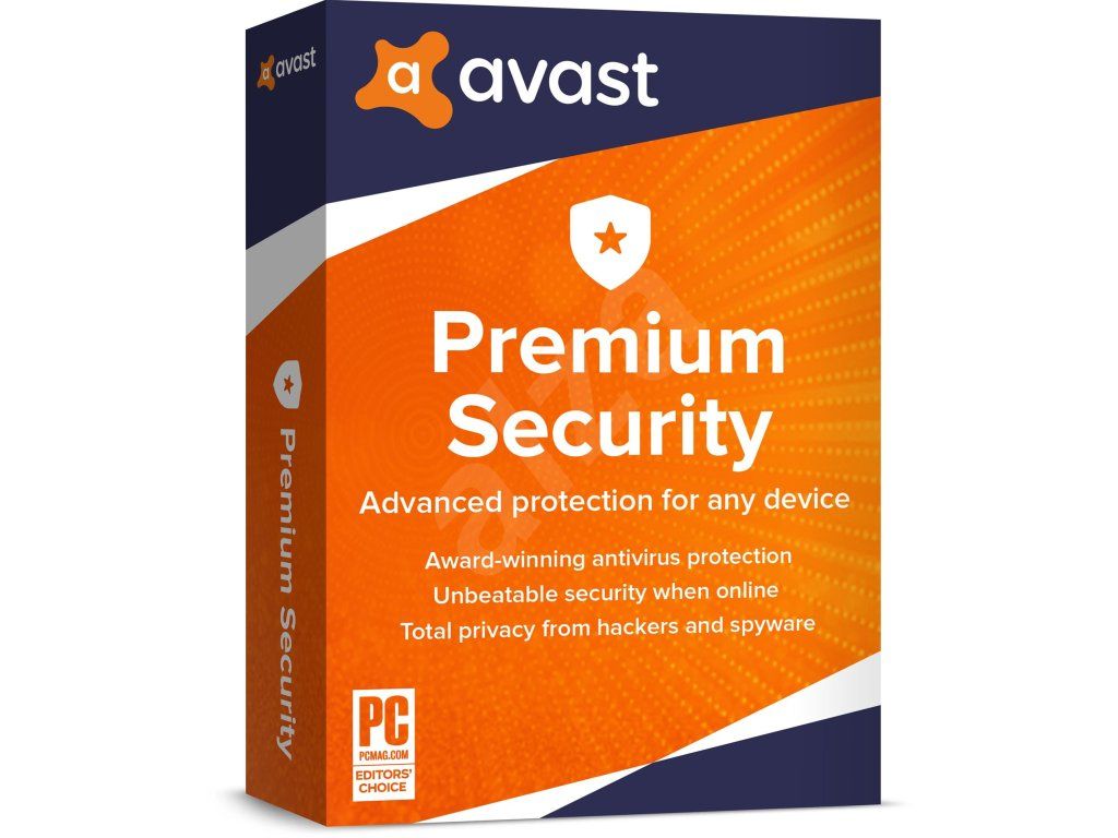 Krabicové balení Avast Premium Security z nabídky WinKey.cz